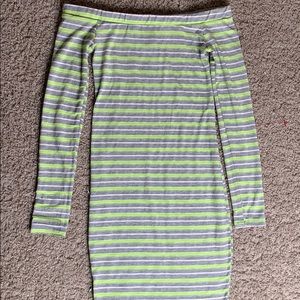 Off the shoulder dress